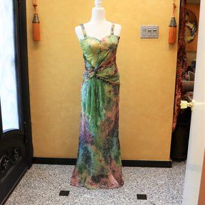 Lemonade Fashions 100% Silk Elegant Gown Dress